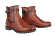 'Liverpool' warmgevoerde dames enkellaars - Bruin - Chaplinshoes'Liverpool' warmgevoerde dames enkellaars - BrownAra