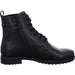 Stivaletto con zip e fodera in pizzo da donna 'Liverpool' - Nero - ChaplinshoesStivaletto con zip e fodera in pizzo da donna 'Liverpool' - BlackAra