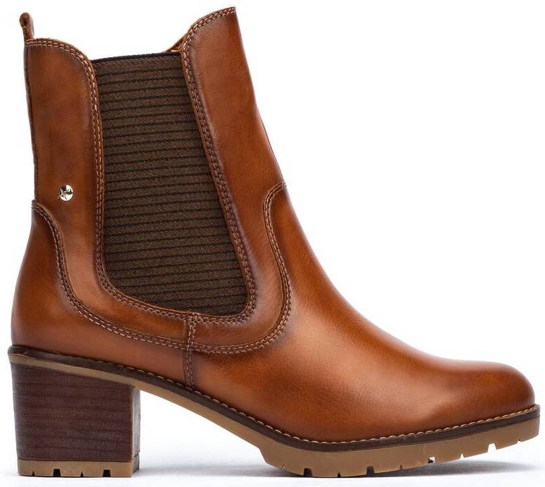 'Llanes W7H' dames ritslaars - Bruin brandy - Chaplinshoes'Llanes W7H' dames ritslaars - Bruin brandyPikolinos