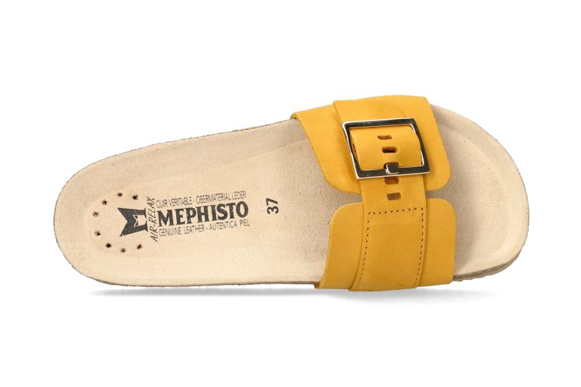 Damesslipper 'Mabel' - geel - ChaplinshoesDamesslipper 'Mabel' - geelMephisto
