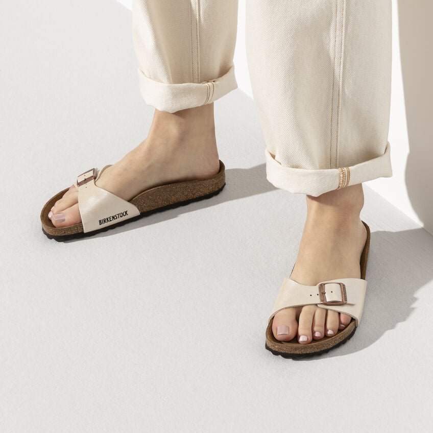 'Madrid BS' women's slide sandal - pearl white - Chaplinshoes'Madrid BS' women's slide sandal - pearl whiteBirkenstock