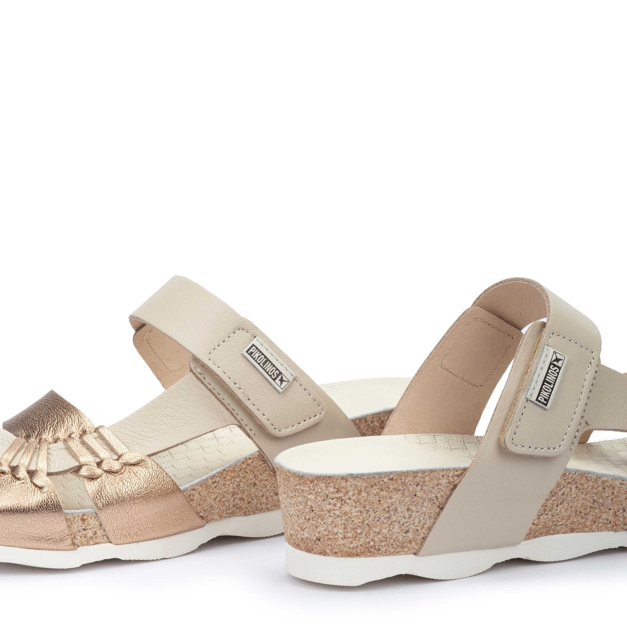Sandalia de mujer 'Mahon' - beige - ChaplinshoesSandalia mujer 'Mahon' - beigePikolinos