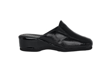 Dames indoor huisslipper 'Mandal' - Zwart - ChaplinshoesIndoor-huisslipper voor dames 'Mandal' - BlackRohde