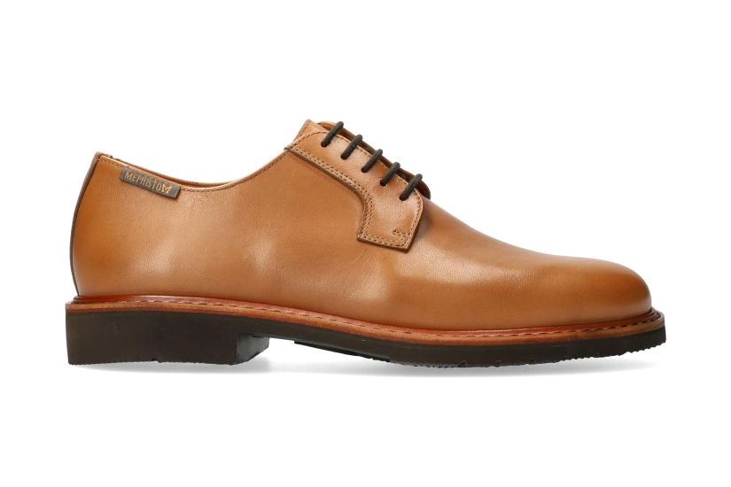 Zapato con cordones hecho a mano Goodyear 'Manko' para hombre - marrón claro - Chaplinshoes'Manko' zapato con cordones goodyear hecho a mano para hombre - marrón claroMephisto