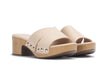 'Marta' women's slipper slide sandal - beige - Chaplinshoes'Marta' women's slipper slide sandal - beigeWonders