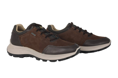 'Mauro' goretex waterdichte heren wandelsneaker - Bruin - Chaplin schoenen Mauro' gore tex waterdichte heren wandelsneaker - BrownAra