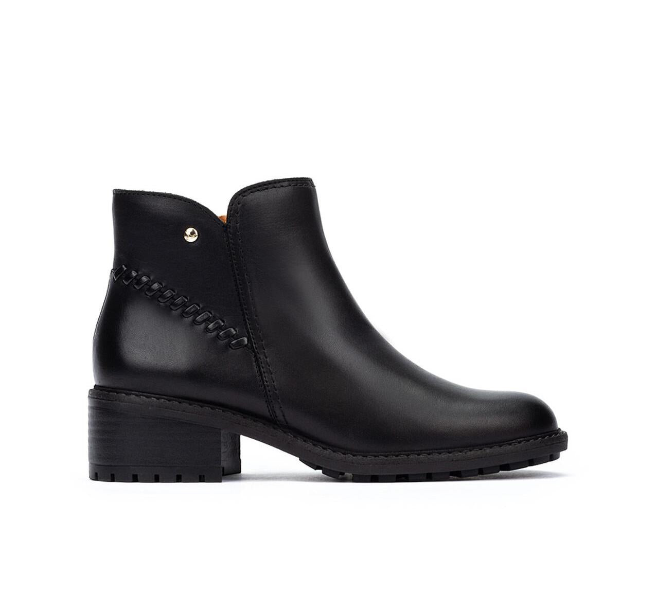 Dames enkellaars 'Medina' - Zwart