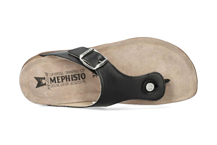 'Alinda' sandalia de dedo para mujer - negro