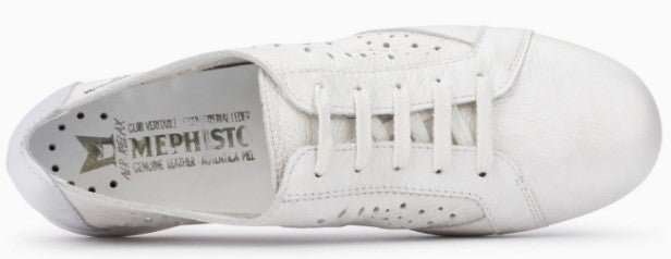 Mephisto Belisa leather laceshoe for women white - ChaplinshoesMephisto Belisa leather laceshoe for women whiteMephisto
