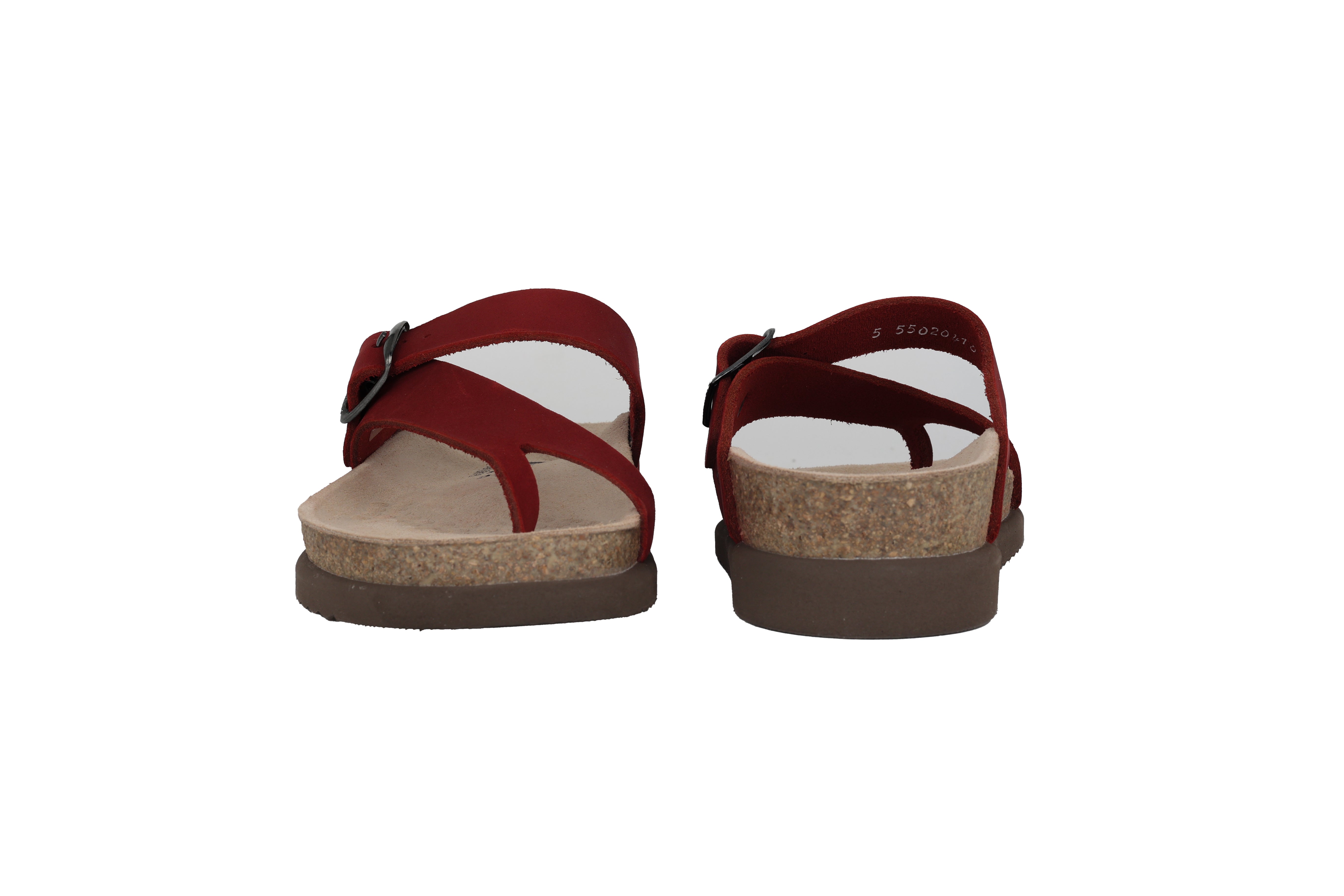 'Helen' sandal med stringtrosor för kvinnor - röd