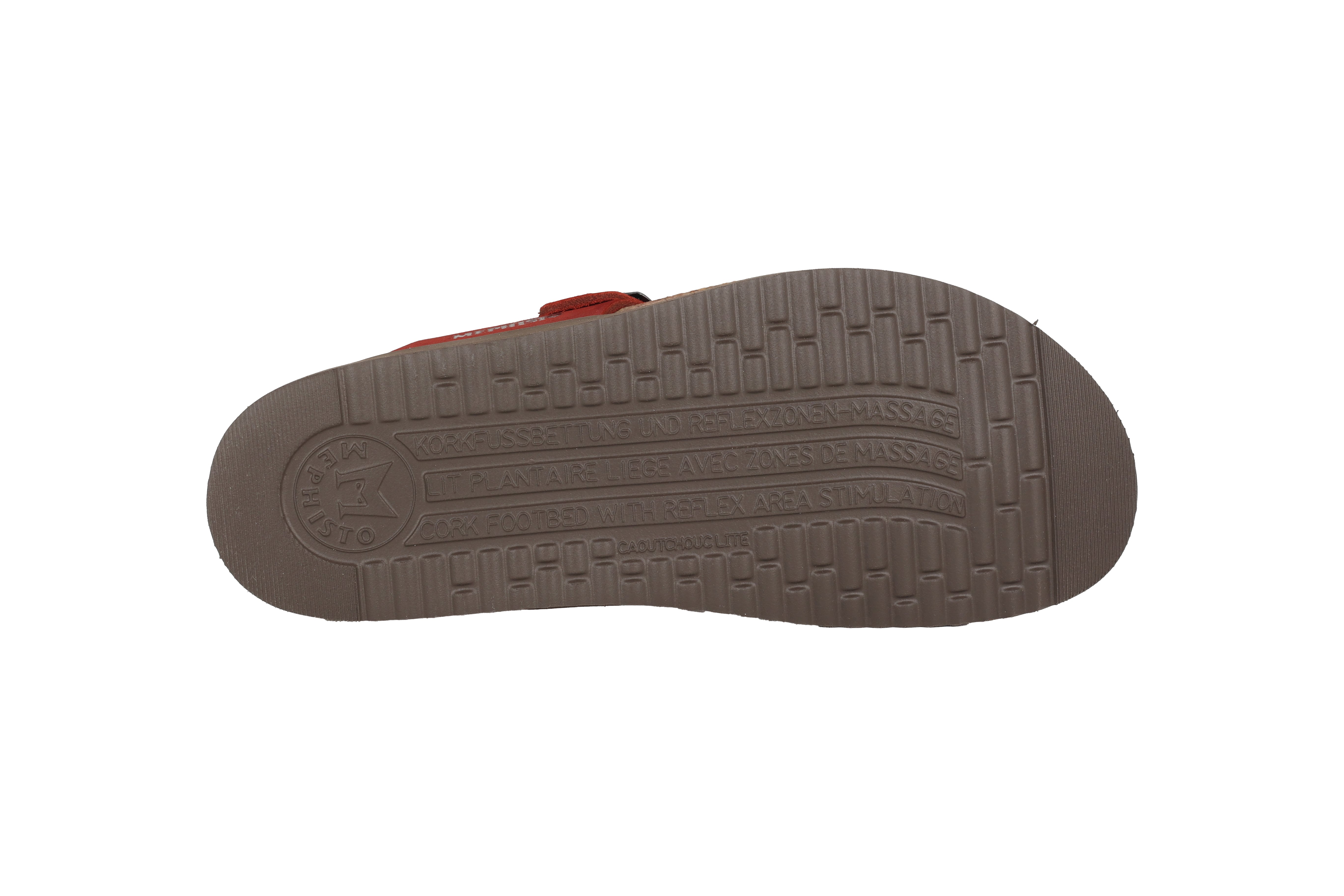 'Helen' sandal med stringtrosor för kvinnor - röd