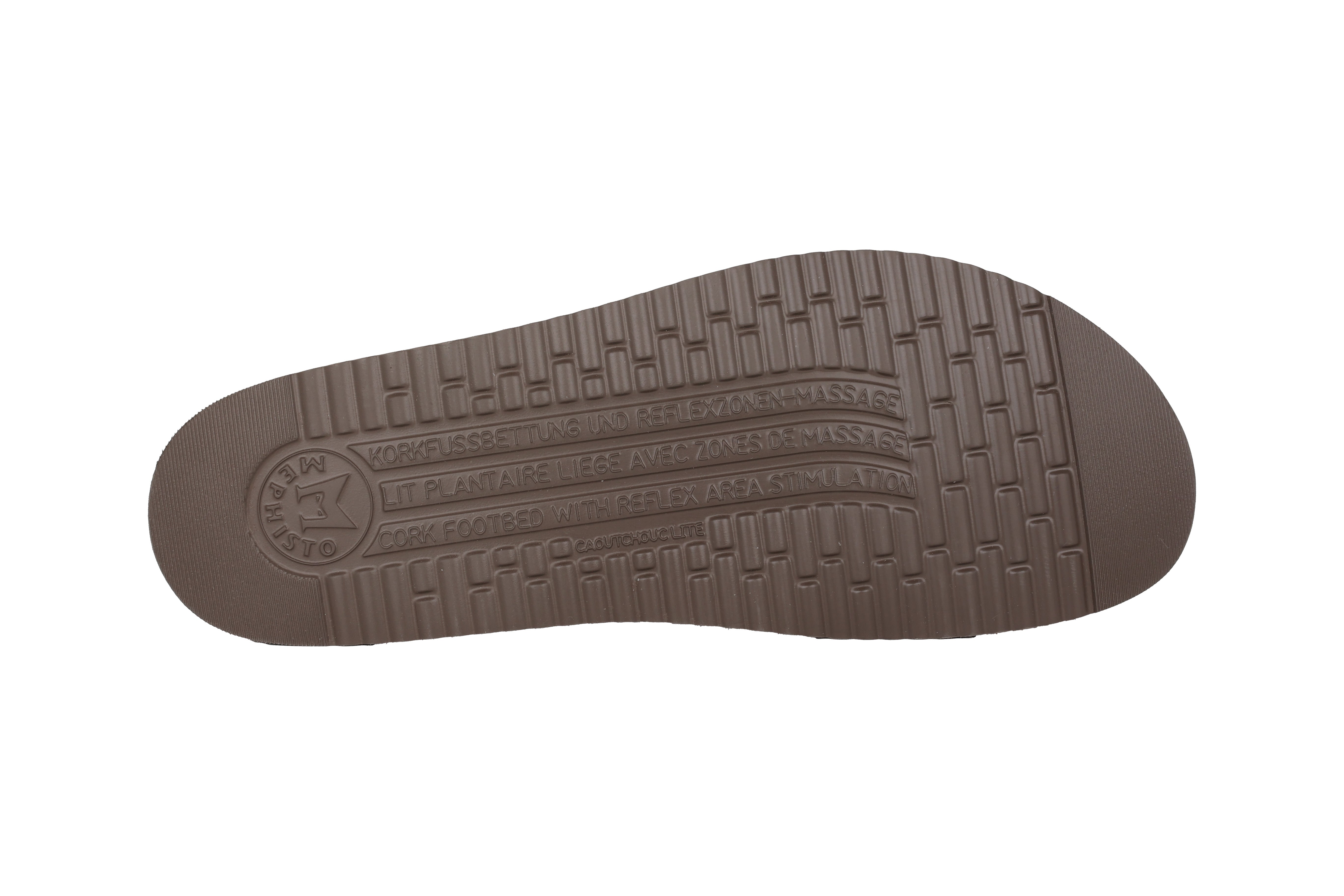 Damessandaal 'Hyacinta' met drie bandjes - bruin