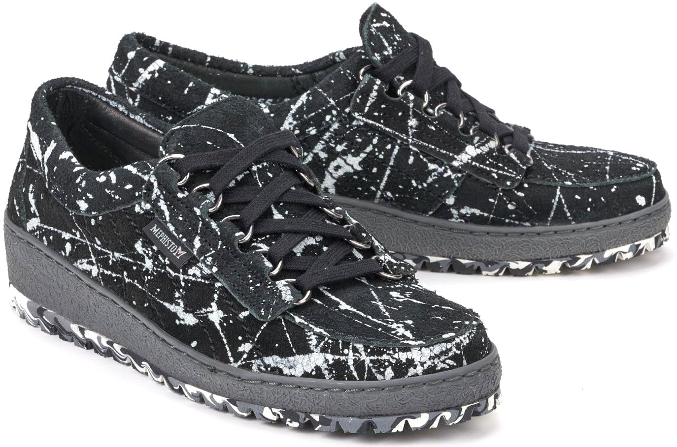 Mephisto LADY damsko med snörning - svart stormmocka - ChaplinsskorMephisto LADY snörsko för kvinnor - svart stormmockaMephisto