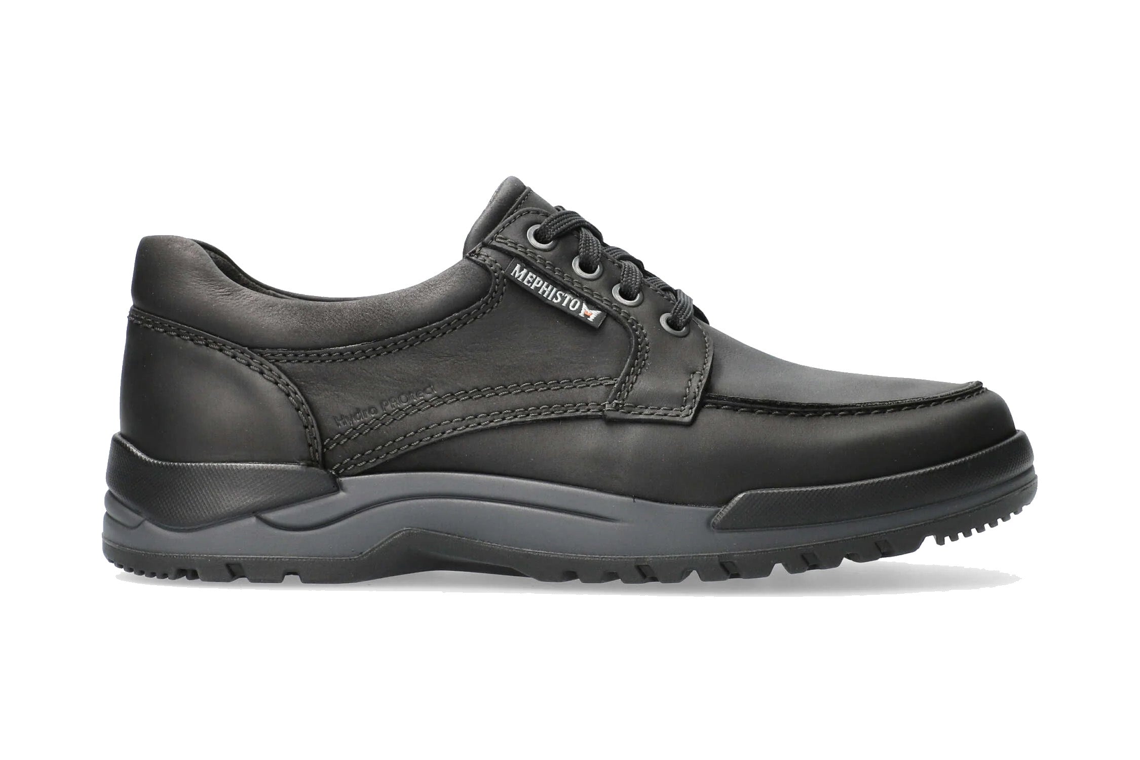 Sapato masculino com cadarço 'Charles' - Preto