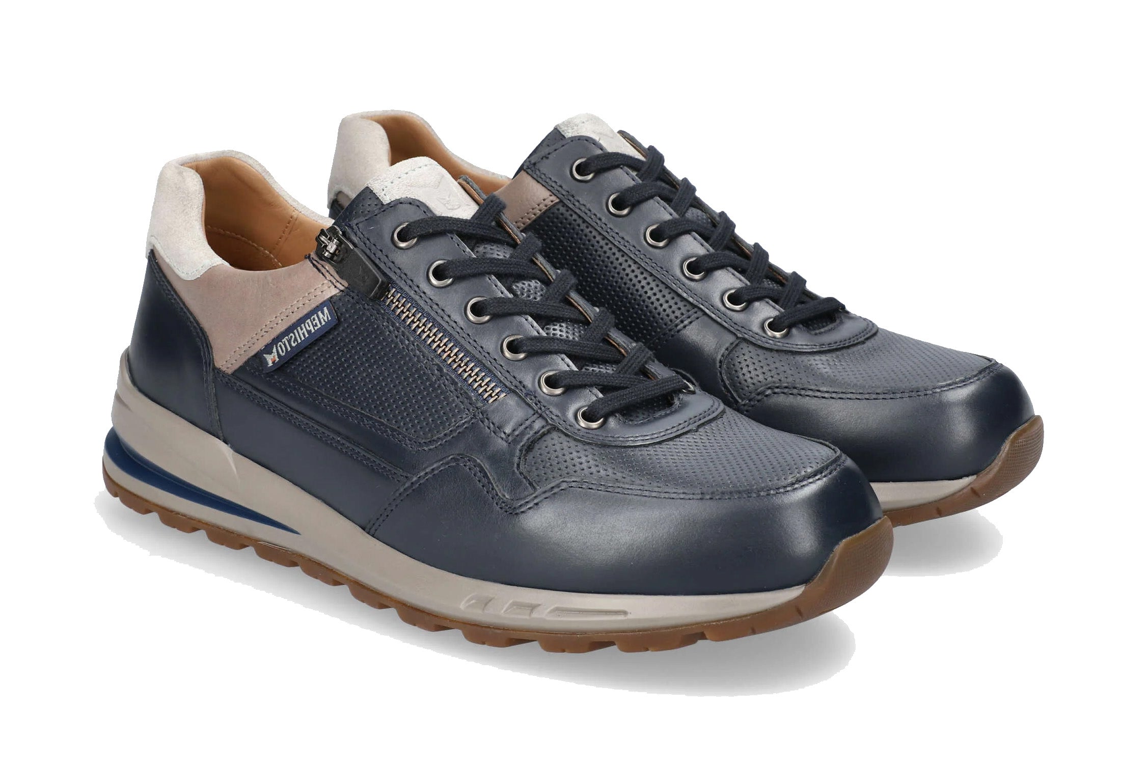 Bradley Men's Lace-Up Shoes - Blue