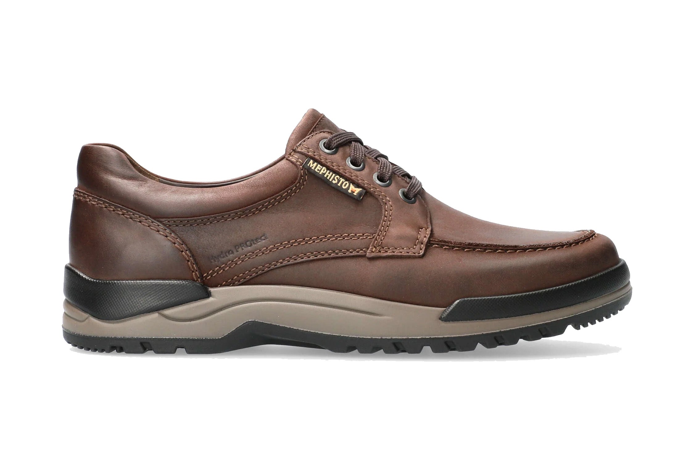 Sapato masculino com cadarço 'Charles' - marrom
