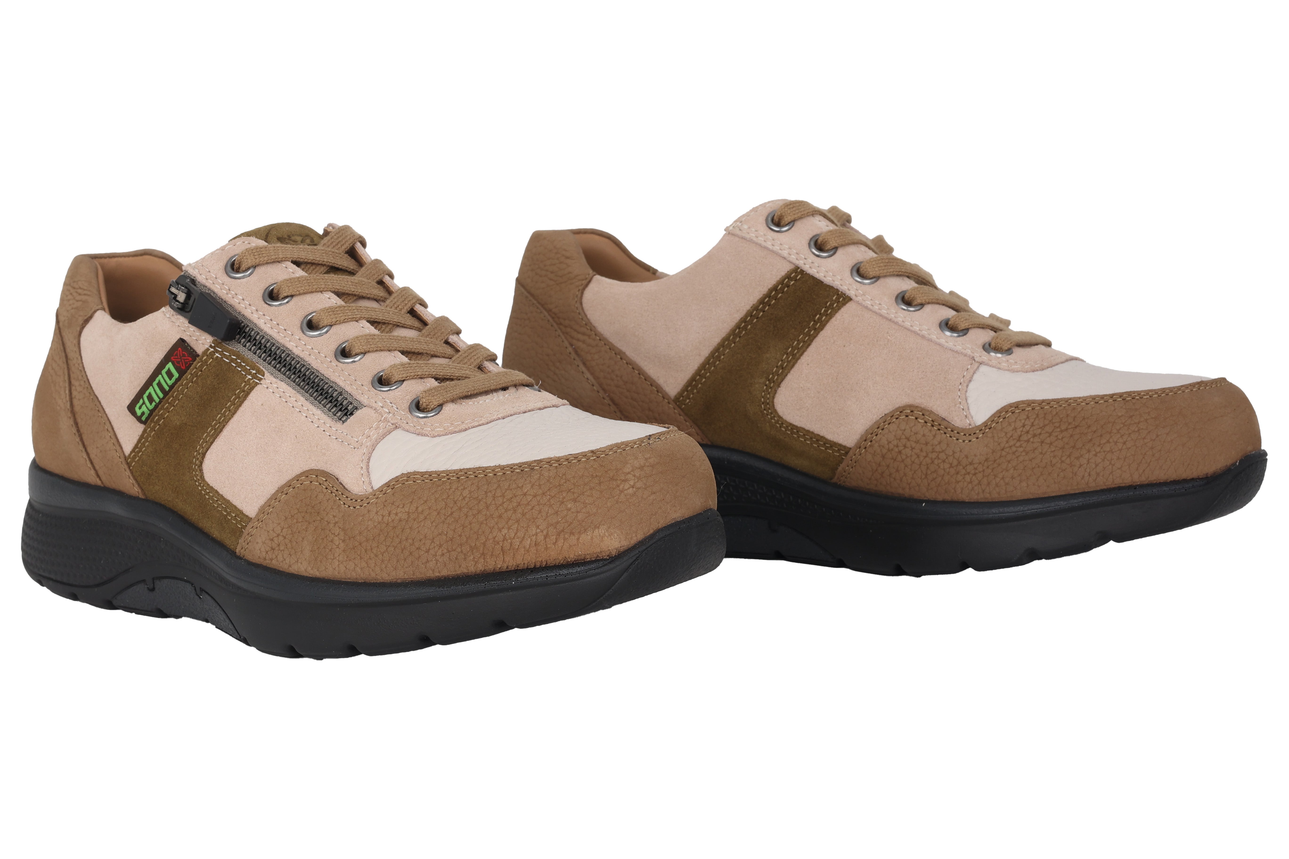 Rollschuh-Schnürsneaker 'Amory' für Herren mit weiter Passform (H), braun