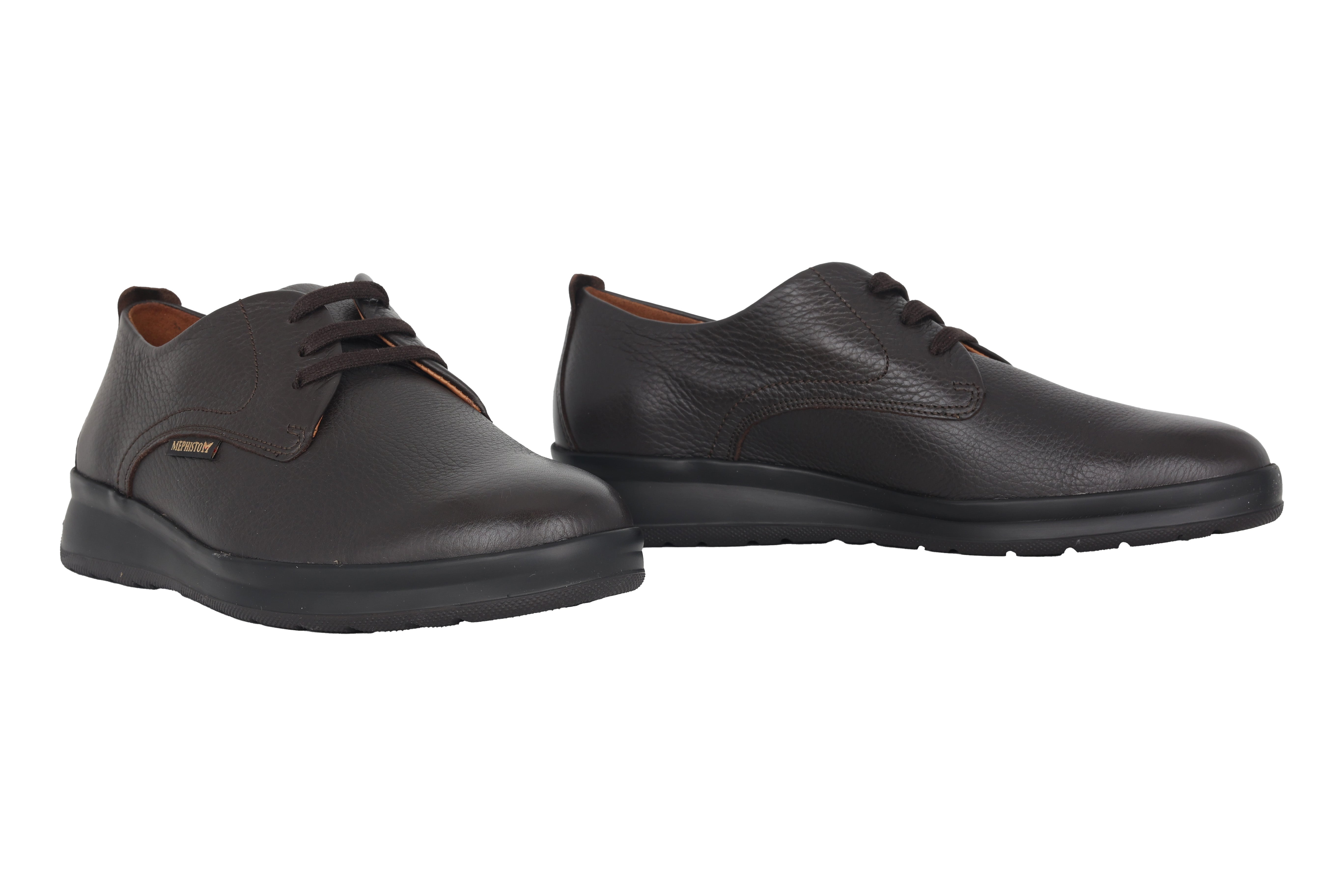 'Lester' men's lace-up shoe - Brown