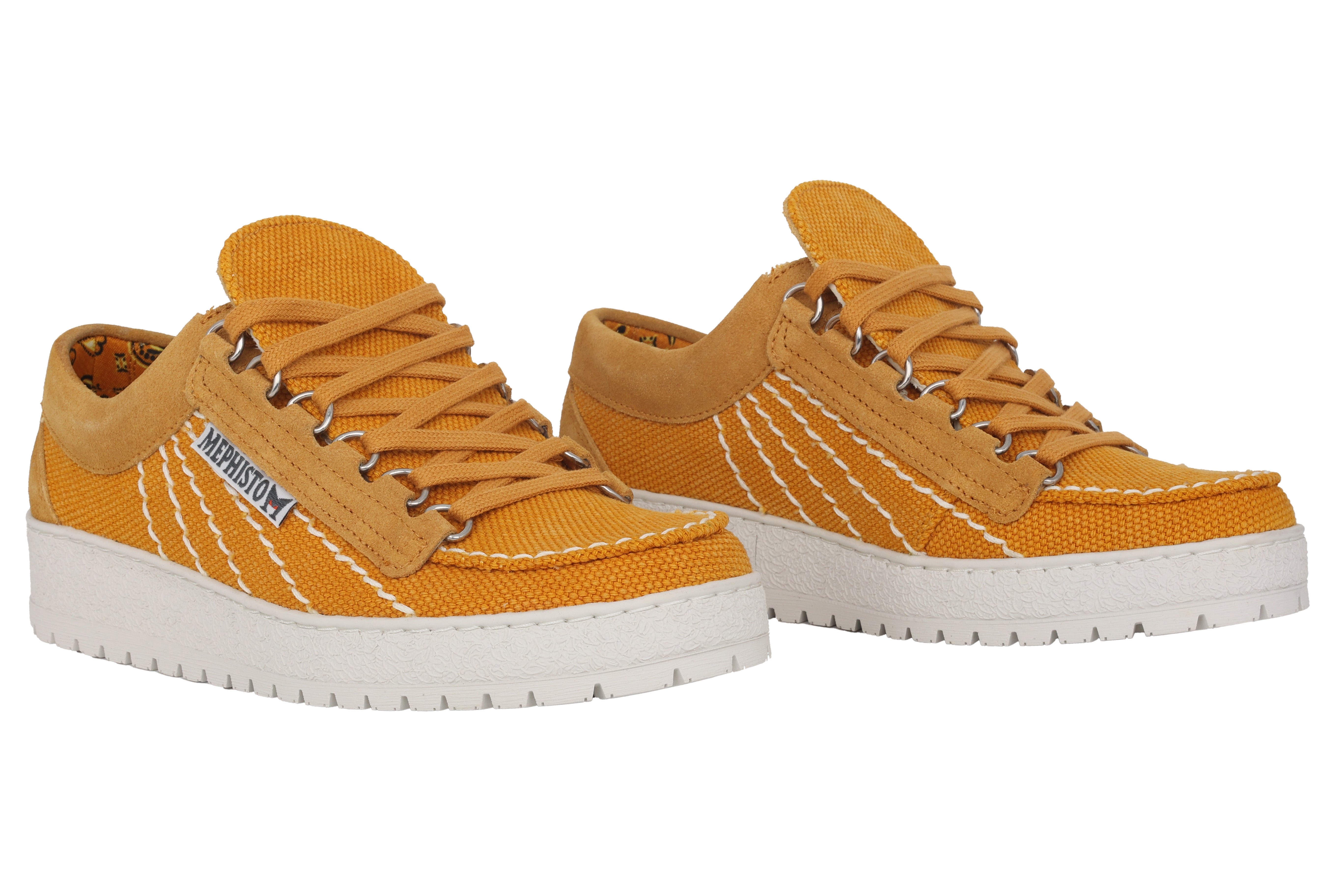 'Rainbow Sun' herenveterschoen - geel