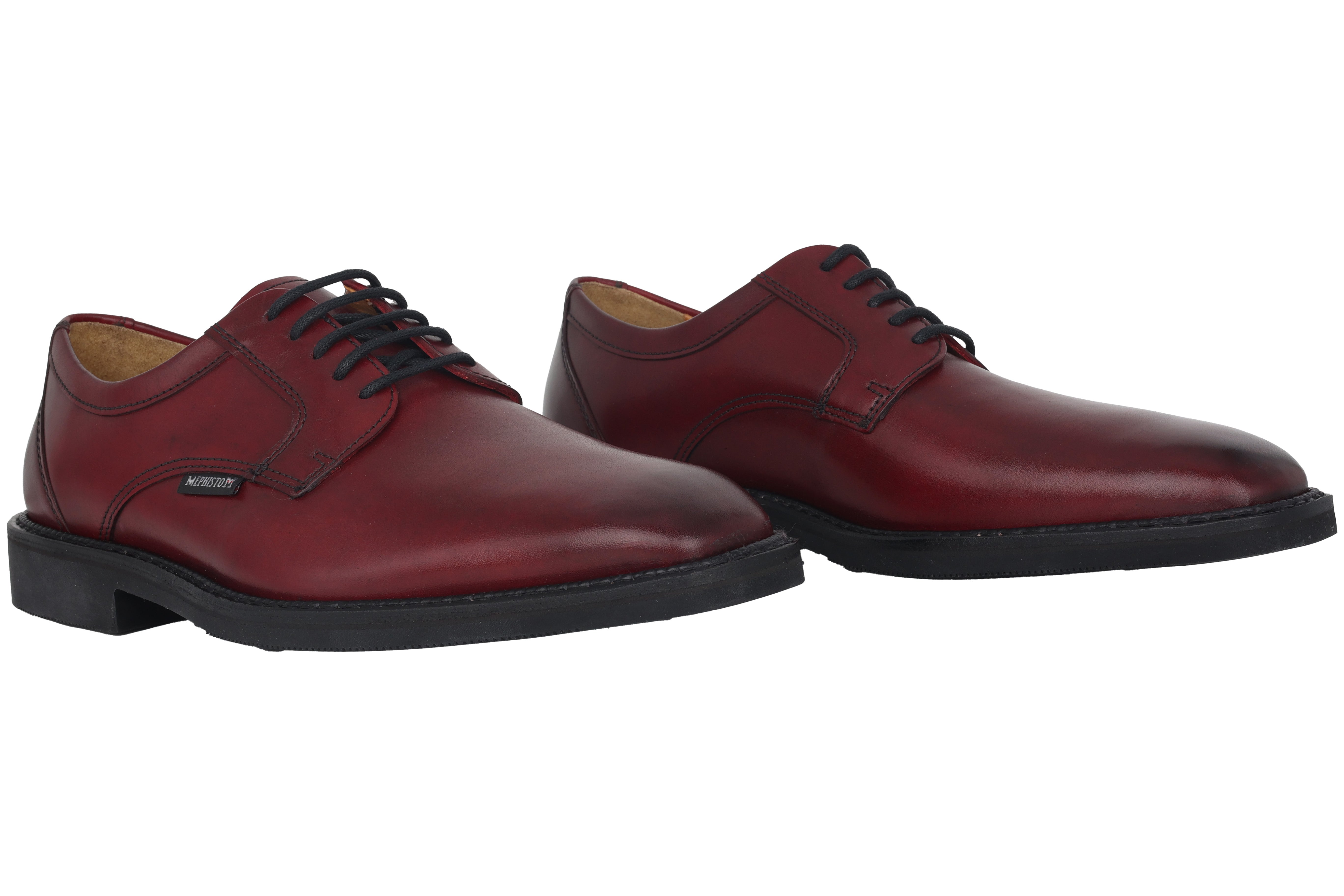 Handgefertigter Herren-Schnürschuh 'PEDRO' – Rot