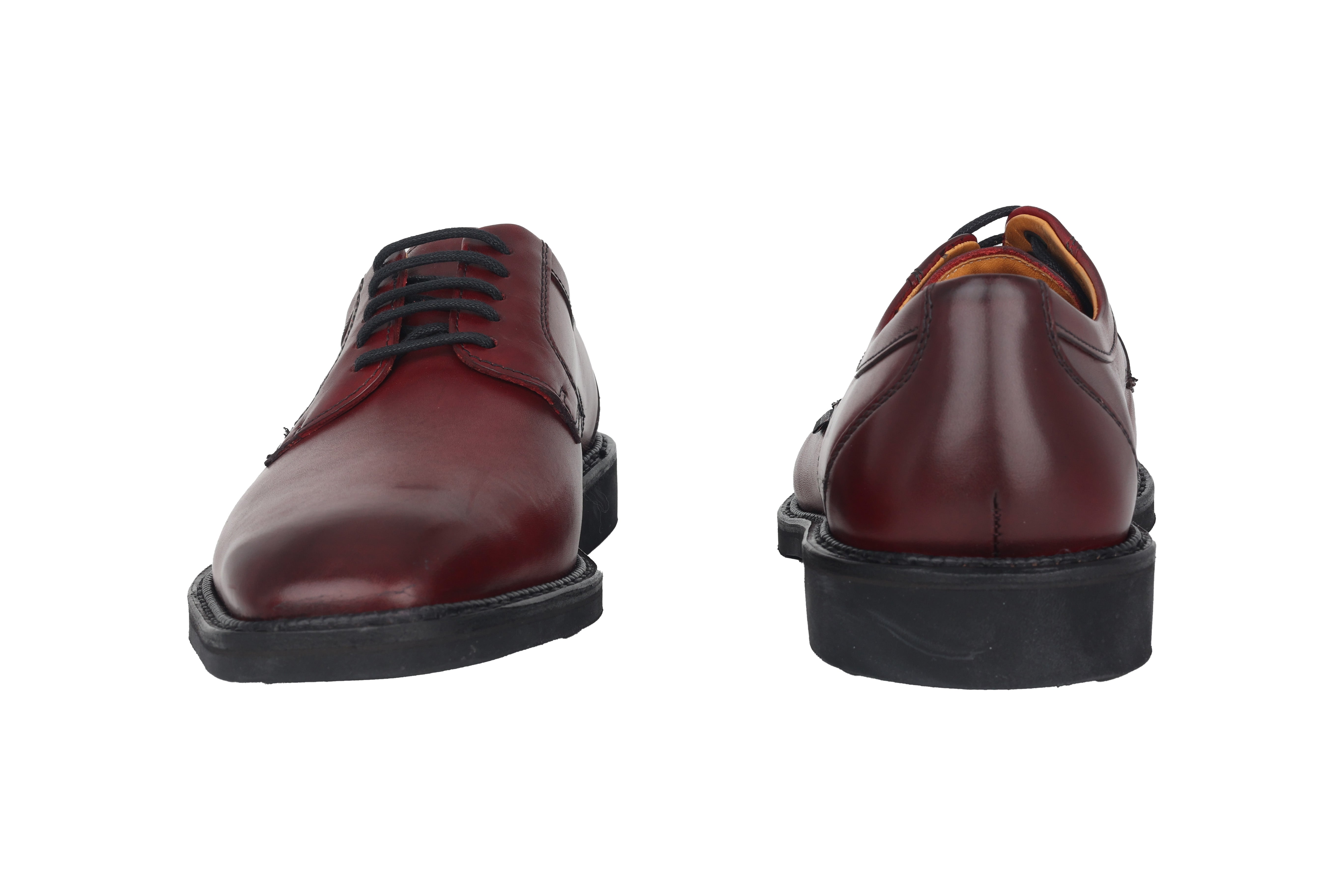 Handgefertigter Herren-Schnürschuh 'PEDRO' – Rot