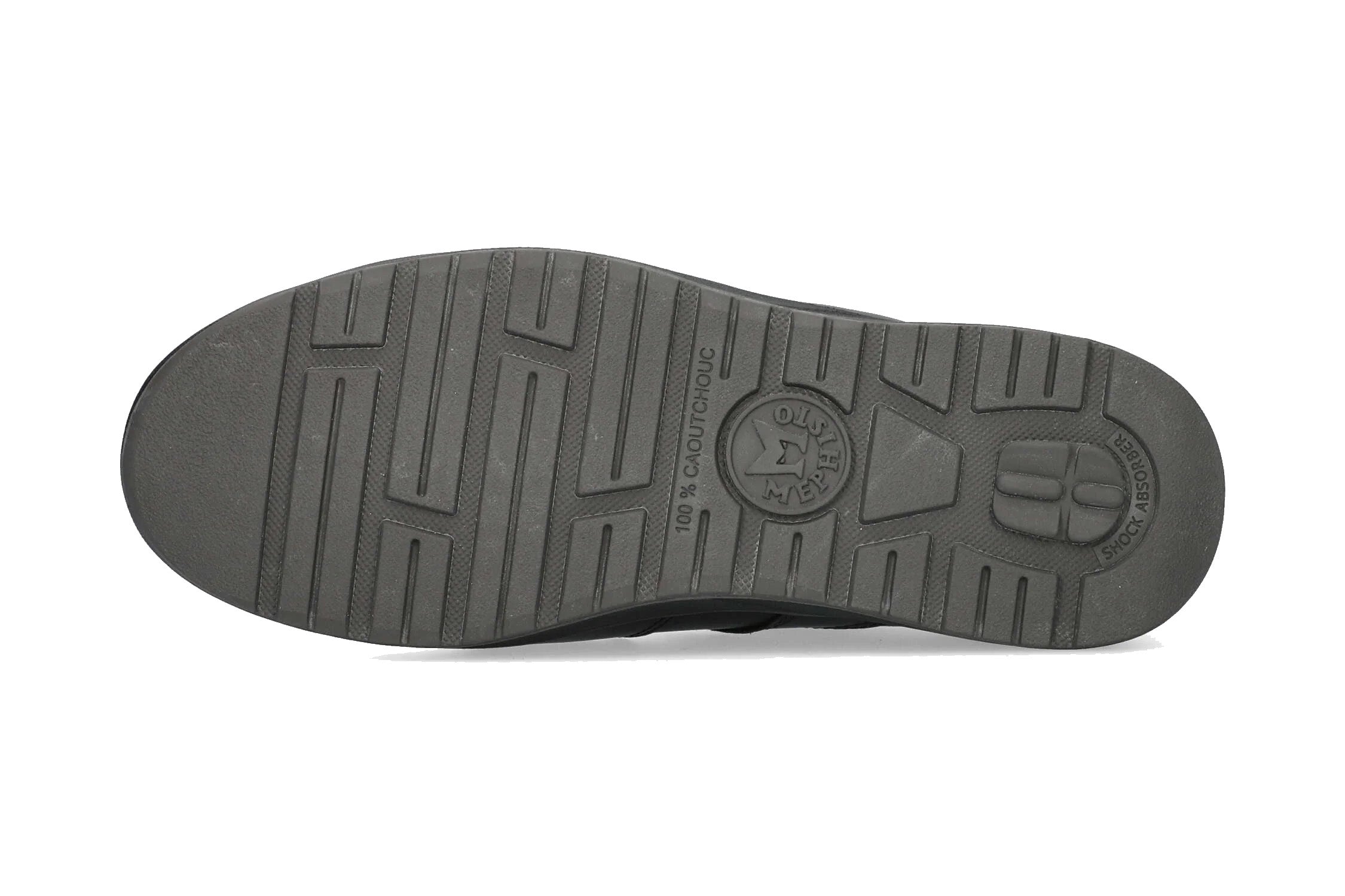 'Vito' herrsneaker med snörning - svart