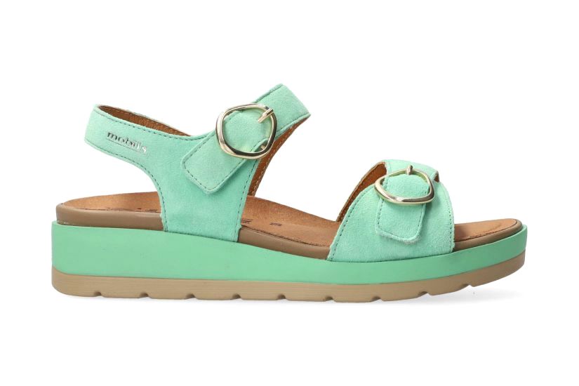 Dámské sandály 'Myranda' širokého střihu (H) - zelené