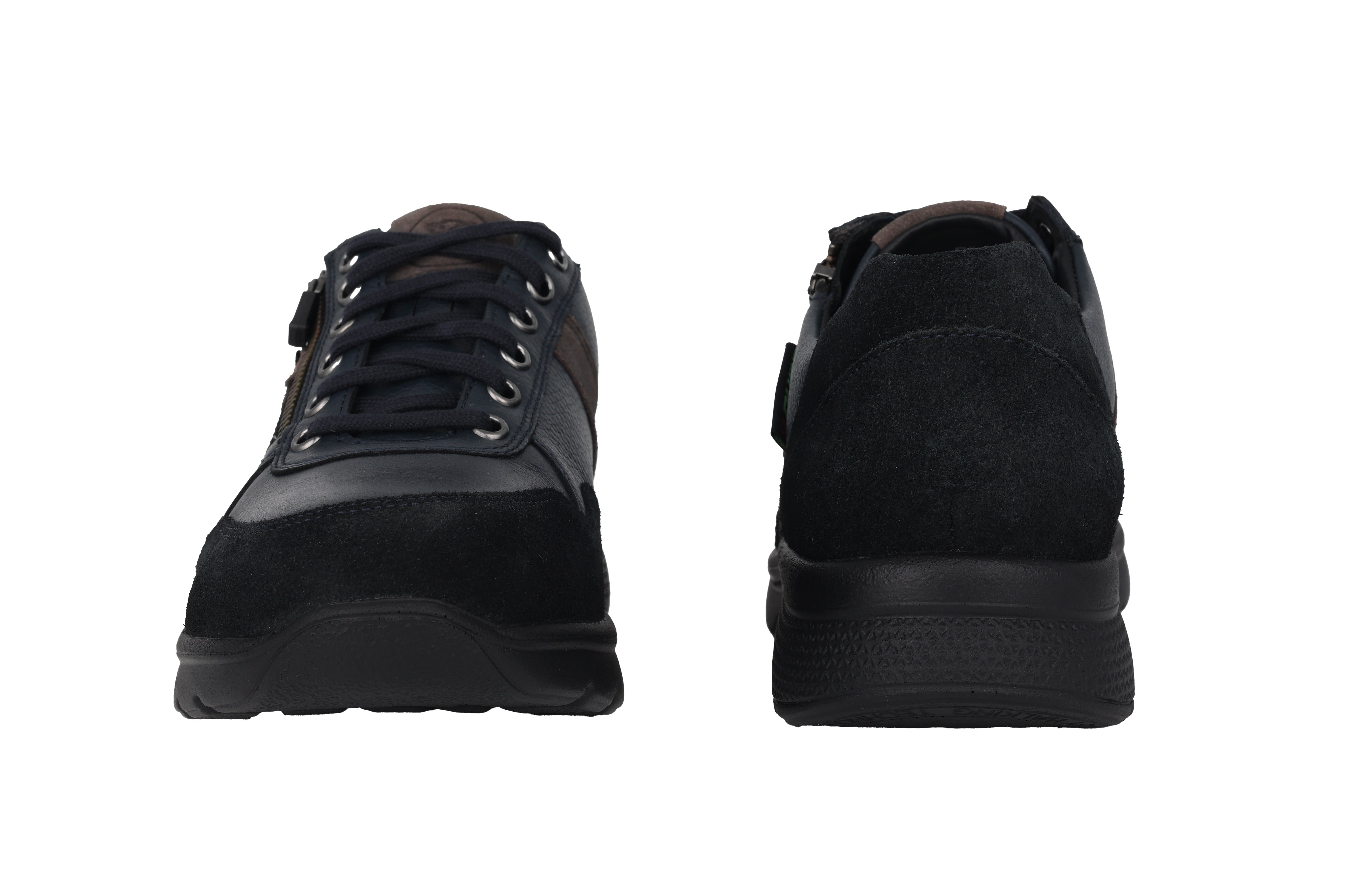 Scarpa stringata da passeggio da uomo 'Amory' con vestibilità ampia (H) - Blu