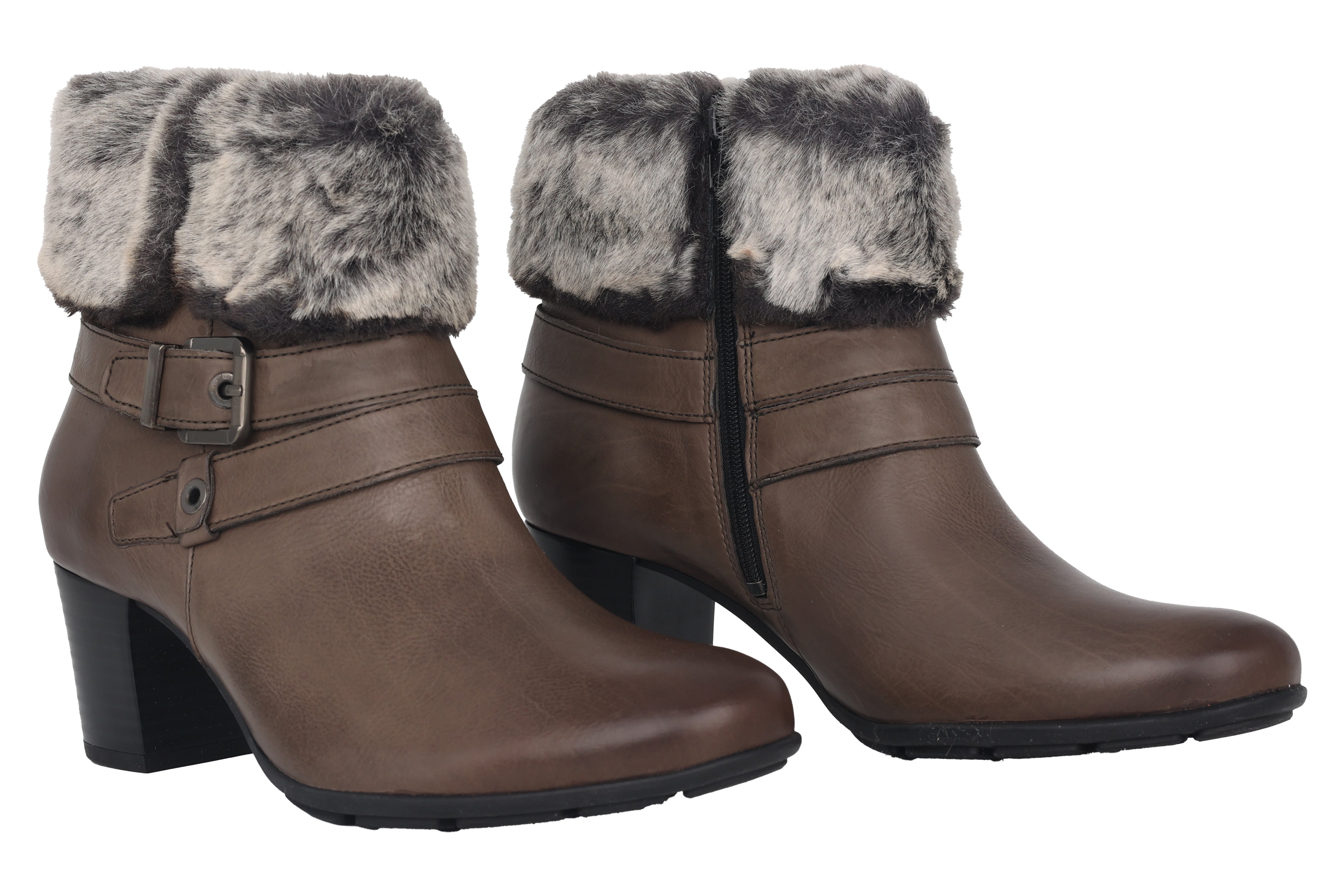 'Lucrezia' varmforet damestøvle - Grå