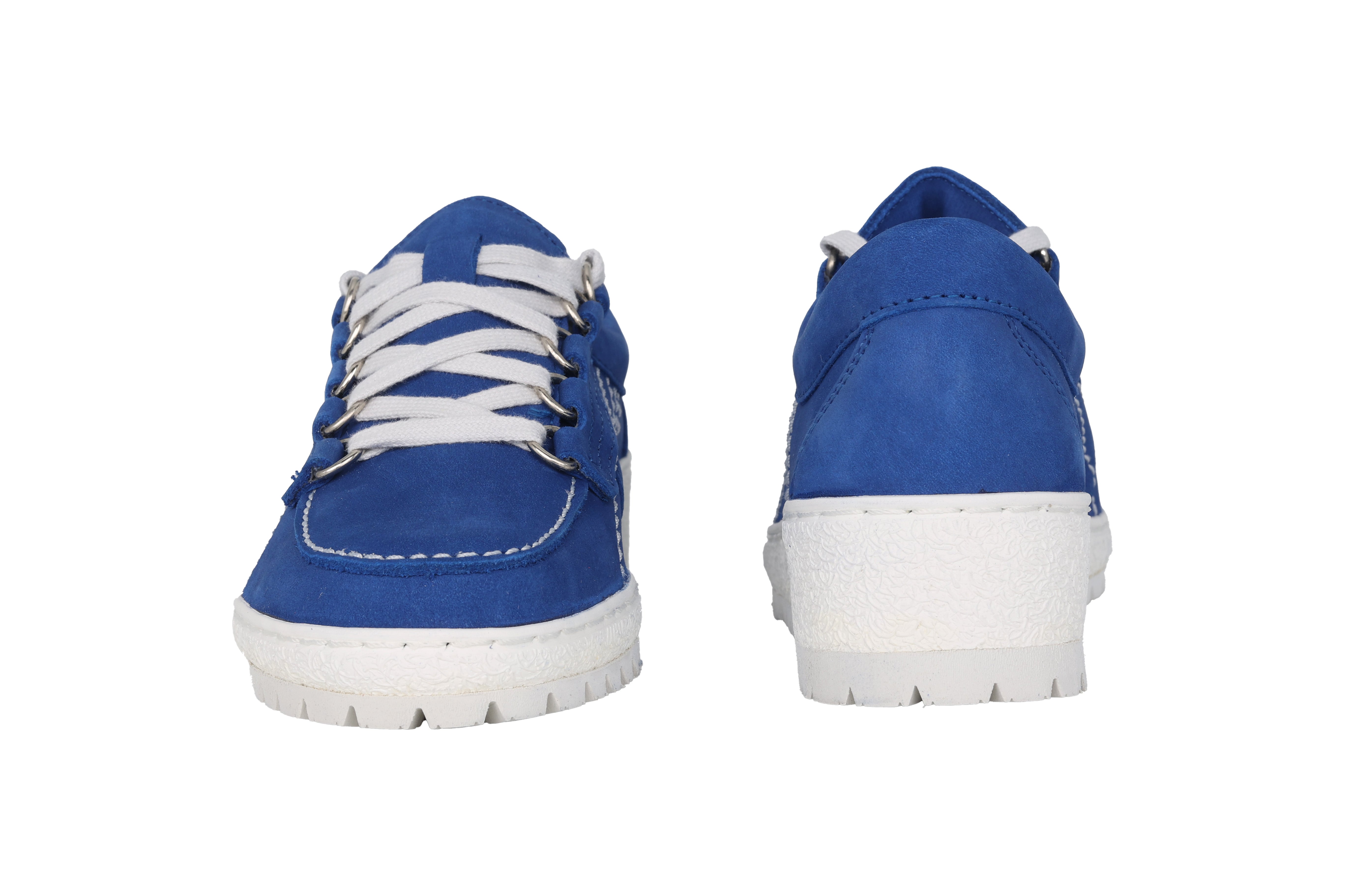 'Lady' women's mephisto originals lace-up shoe - blue
