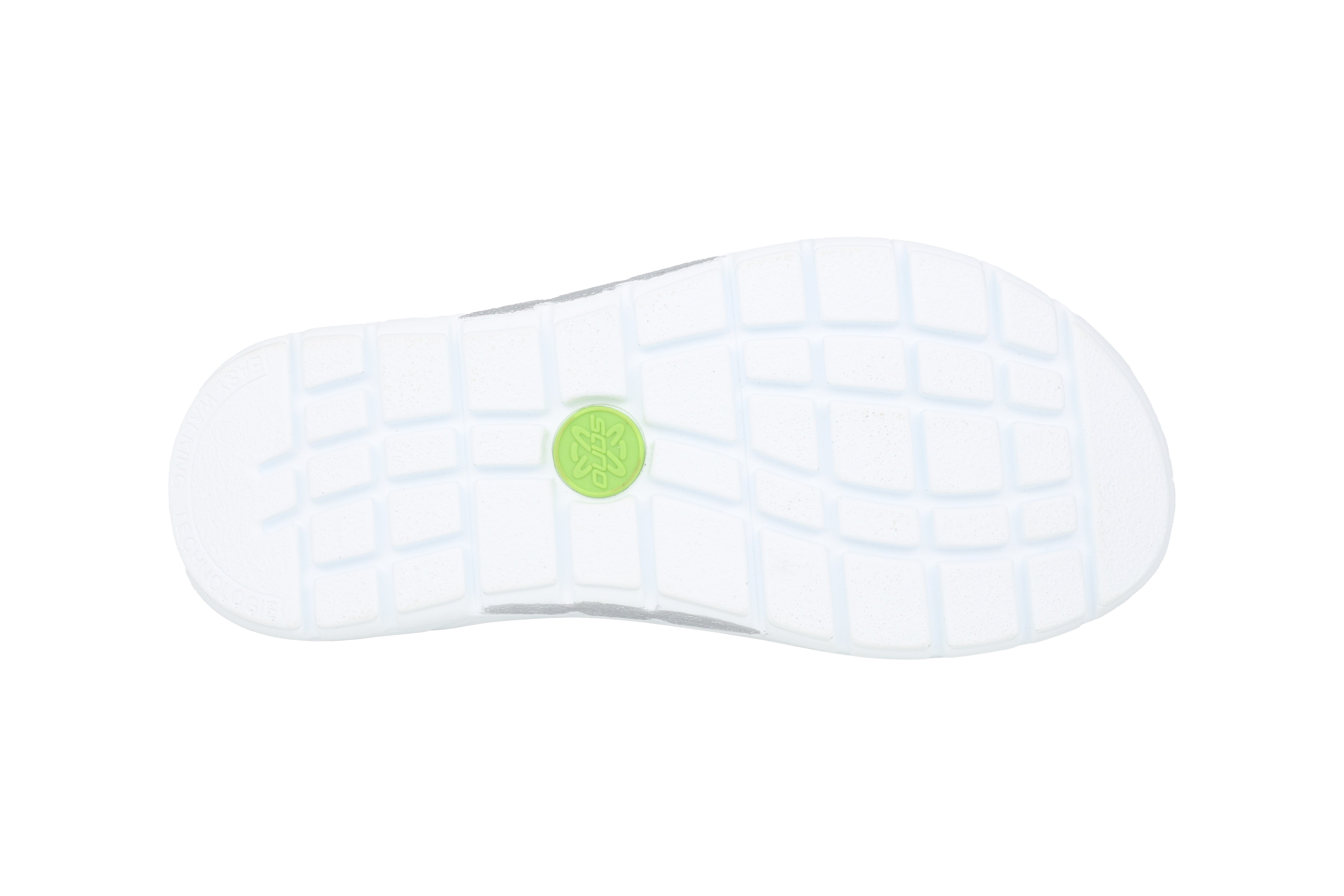 Sandały damskie na kółkach 'Norine' - mieszanka bieli