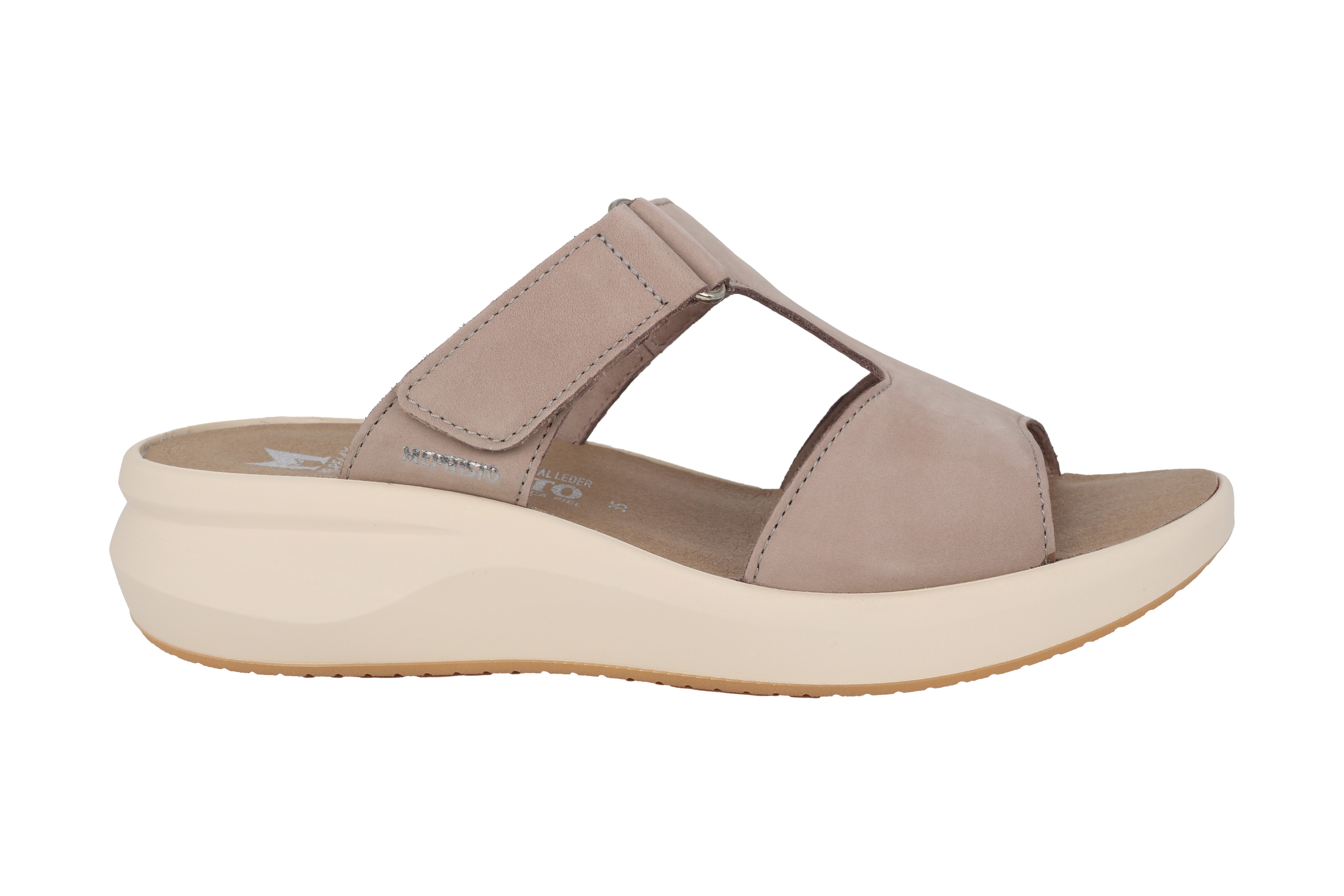 'Teeny' dámské skluzové sandály - taupe