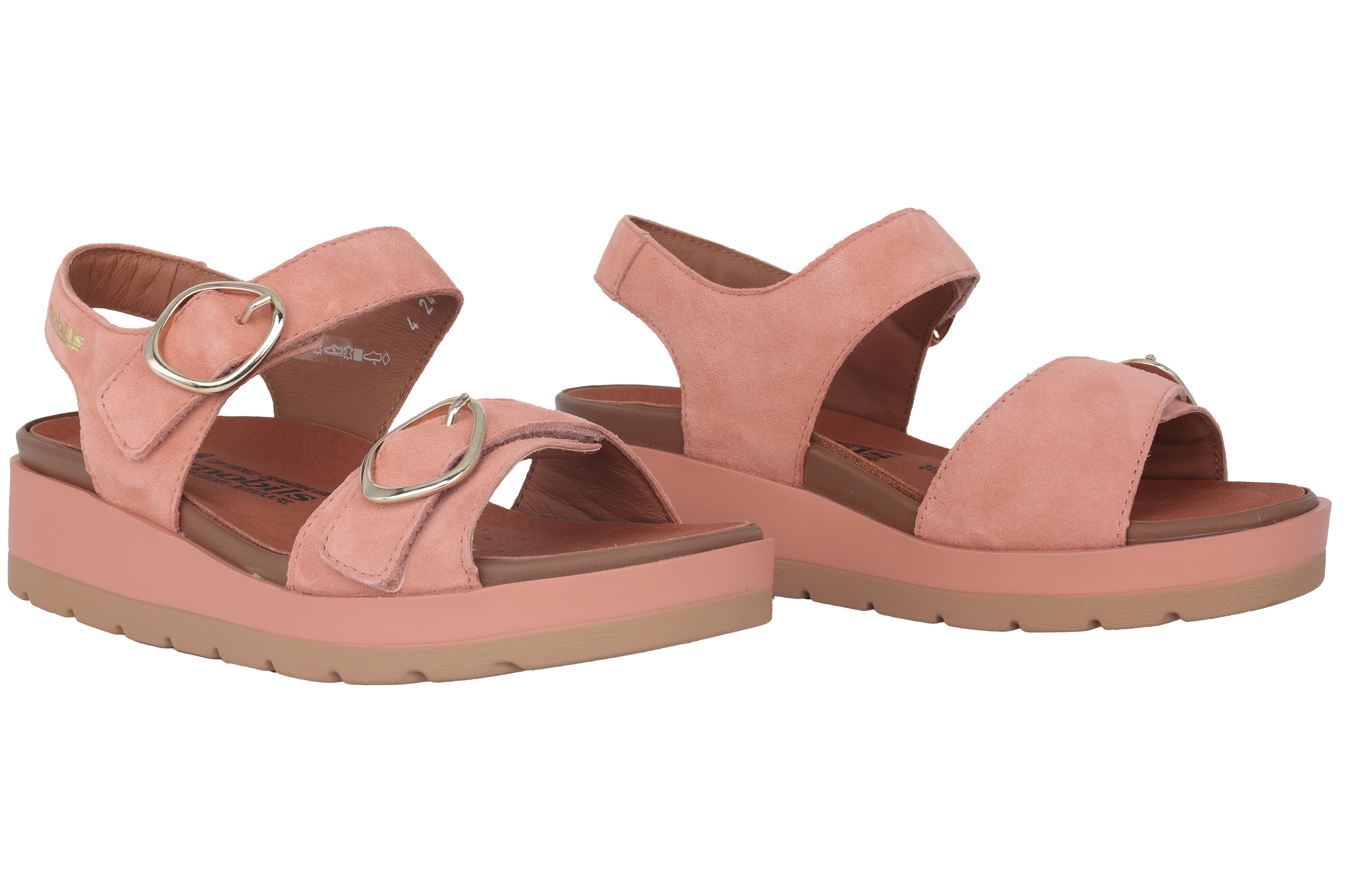 Weite Damensandale 'Myranda N' (H) – Rosa