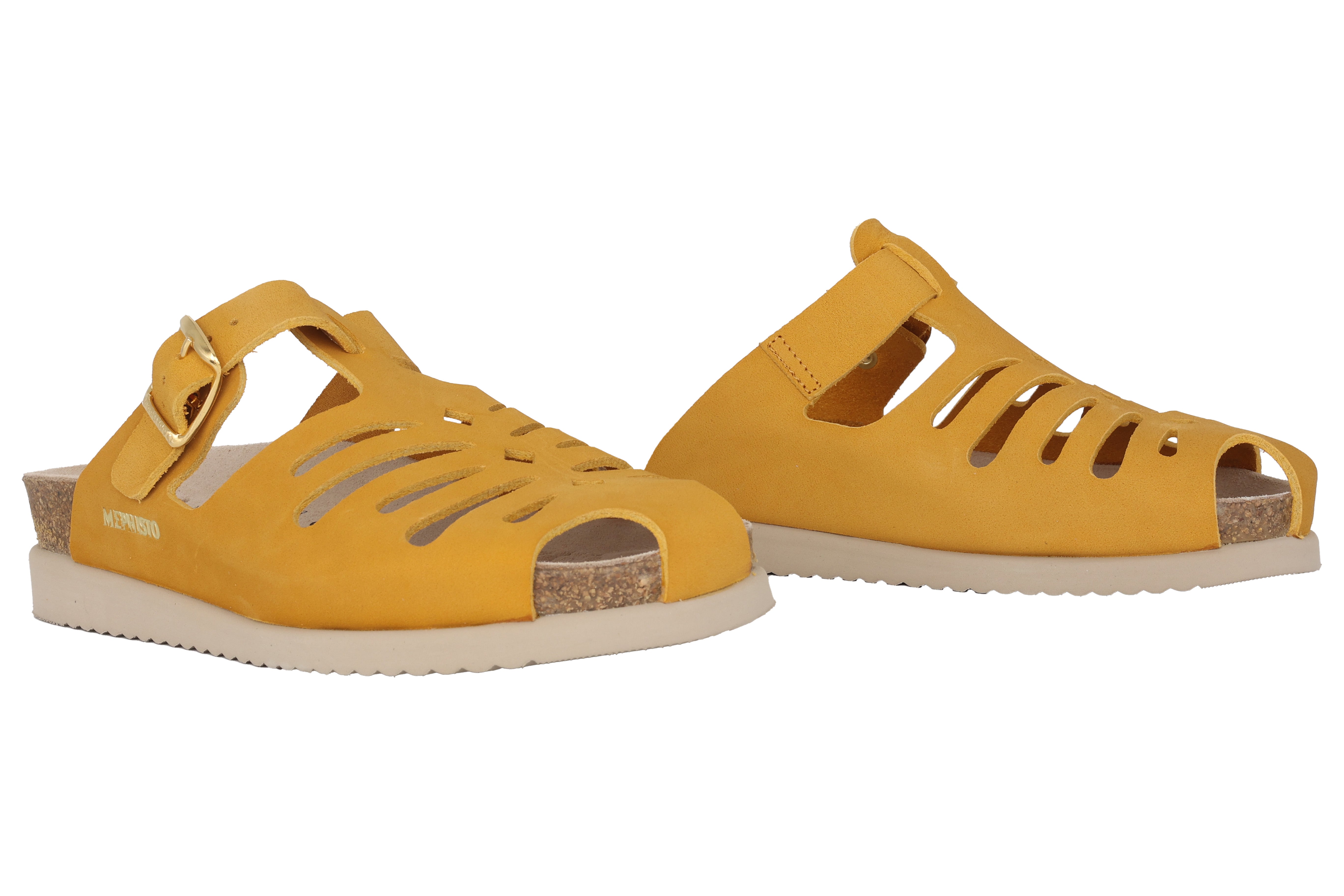 Sandalo zoccolo da donna 'Hedina' - Giallo