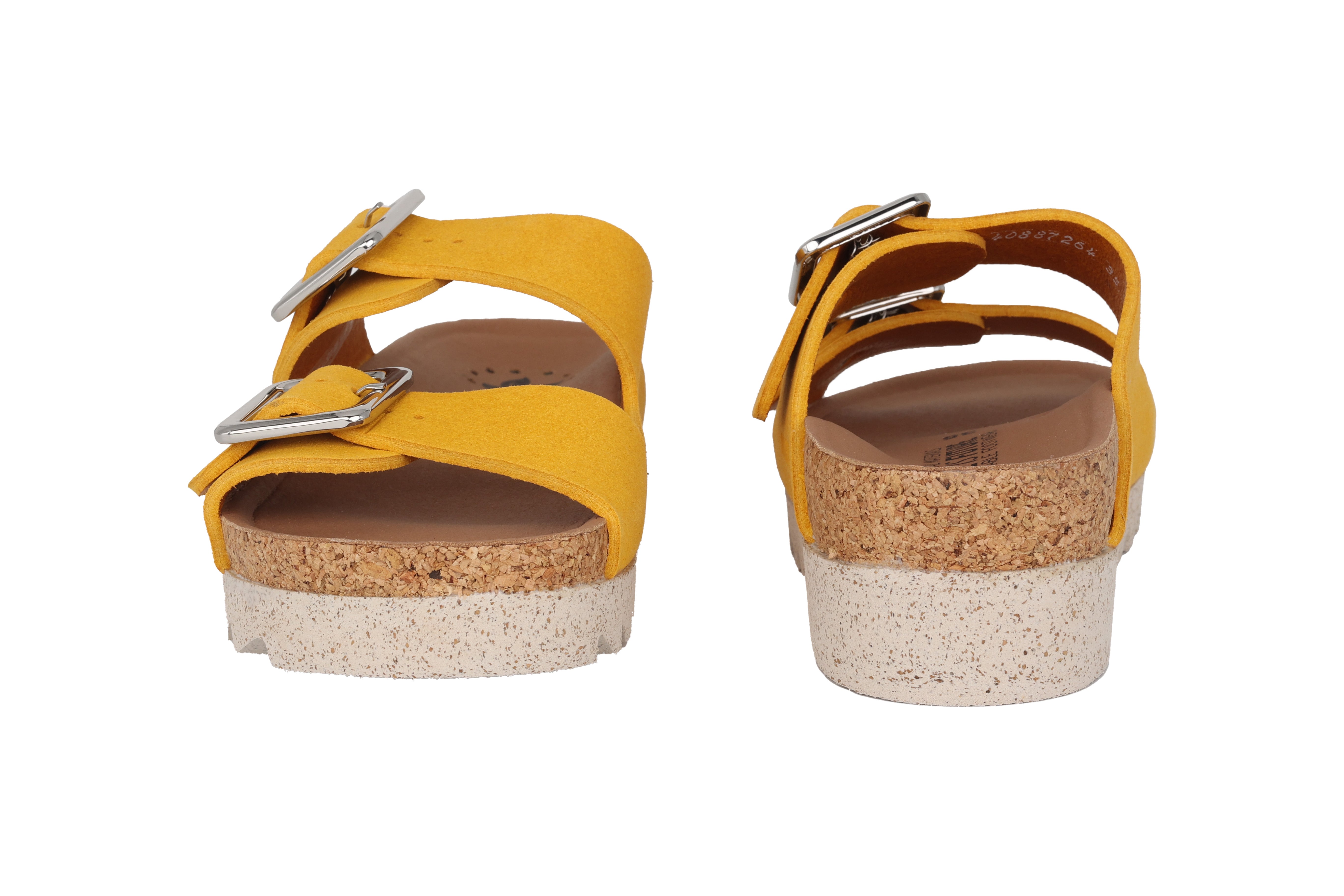 Sandalo slide vegano da donna 'Maelia' NATURE IS FUTURE - giallo