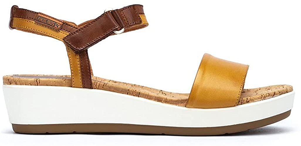 'Mykonos' women's sandal - brown honey - Chaplinshoes'Mykonos' women's sandal - brown honeyPikolinos