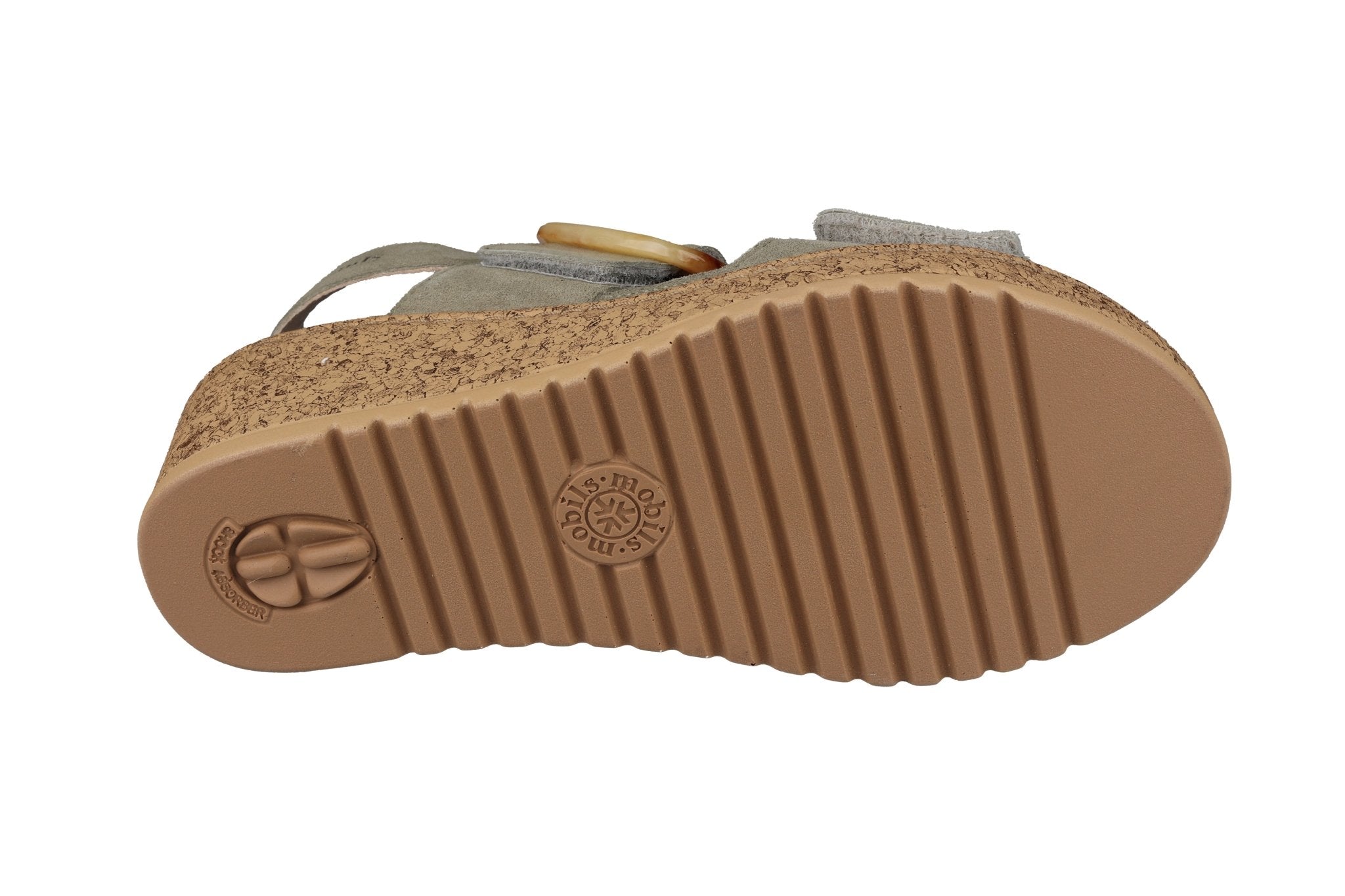 'Nasma' women's ergonomic wide fit (H) sandal - Green - Chaplinshoes'Nasma' women's ergonomic wide fit (H) sandal - GreenMephisto