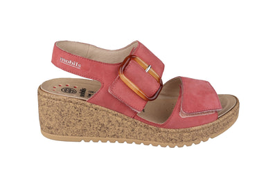 'Nasma' sandalia ergonómica de mujer de corte ancho (H) - rosa - Chaplinshoes'Nasma' sandalia ergonómica de mujer de corte ancho (H) - rosaMephisto