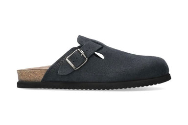 Heren 'Nathan' slipper sandaal - Blauw - ChaplinshoesHeren 'Nathan' slipper sandaal - BlauwMephisto