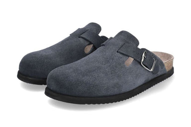 Heren 'Nathan' slipper sandaal - Blauw - ChaplinshoesHeren 'Nathan' slipper sandaal - BlauwMephisto