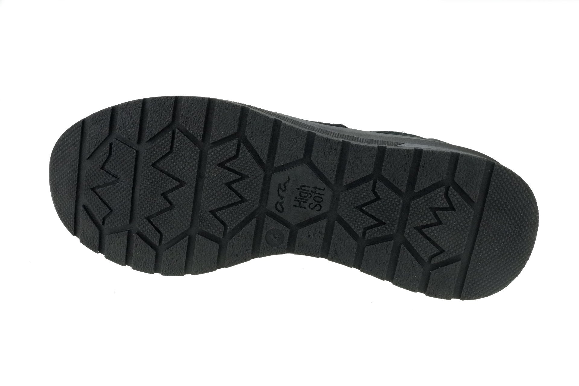 Damessneaker met veters 'Neapel Tron' zwart - ChaplinshoesDamessneaker met veters 'Neapel Tron' zwartAra