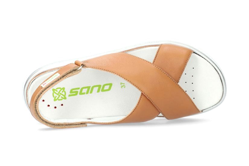 Damesloopsandaal 'Nola' - bruin - ChaplinshoesRollende damessandaal 'Nola' - bruin Mephisto