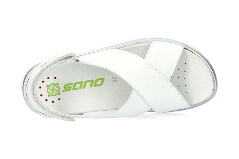 'Nola' women's walking rolling sandal - white - Chaplinshoes'Nola' women's walking rolling sandal - whiteMephisto