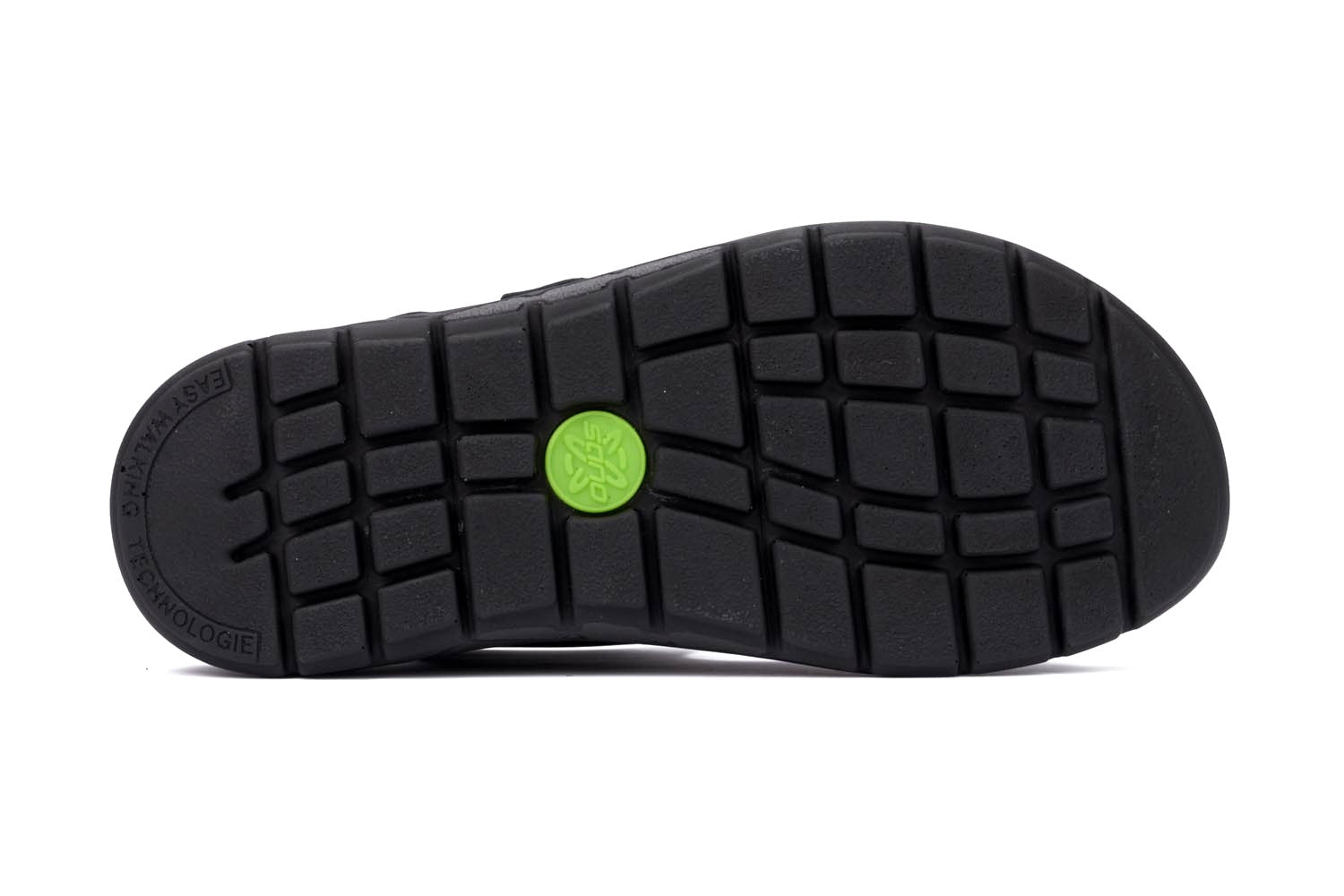 'Norine' rollende damessandaal met brede pasvorm (H) - zwart - Chaplinshoes'Norine' rollende damessandaal met brede pasvorm (H) - zwartMephisto