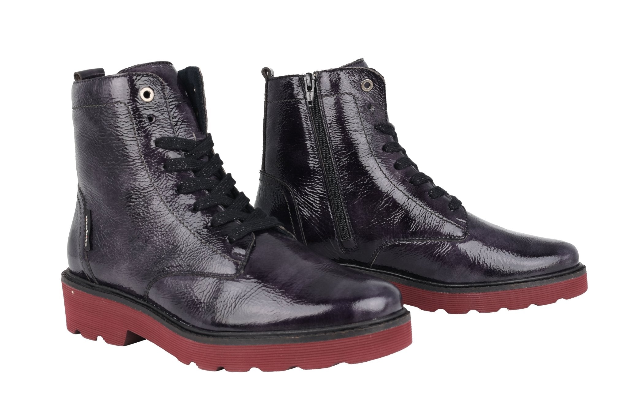 'Odalia N' women's ergonomic wide fit (H) boot - Grey patent - Chaplinshoes'Odalia N' women's ergonomic wide fit (H) boot - Grey patentMephisto