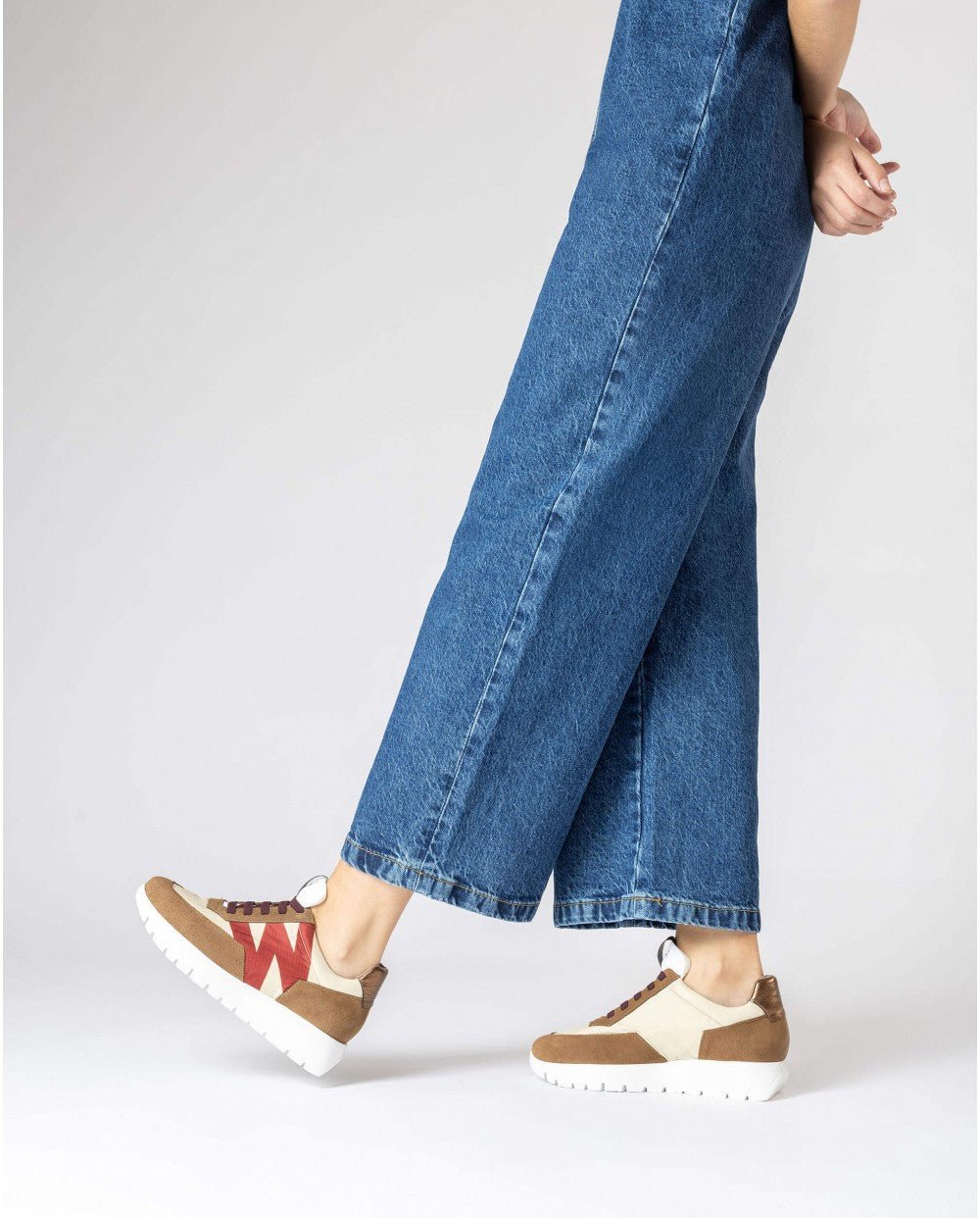 'Odisei' women's sneaker - brown mix - Chaplinshoes'Odisei' women's sneaker - brown mixWonders