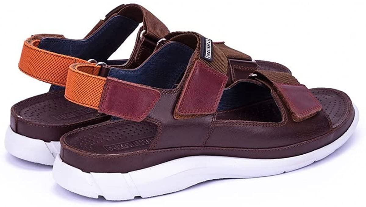 'Oropesa' men's sandal - darm brown - Chaplinshoes'Oropesa' men's sandal - darm brownPikolinos