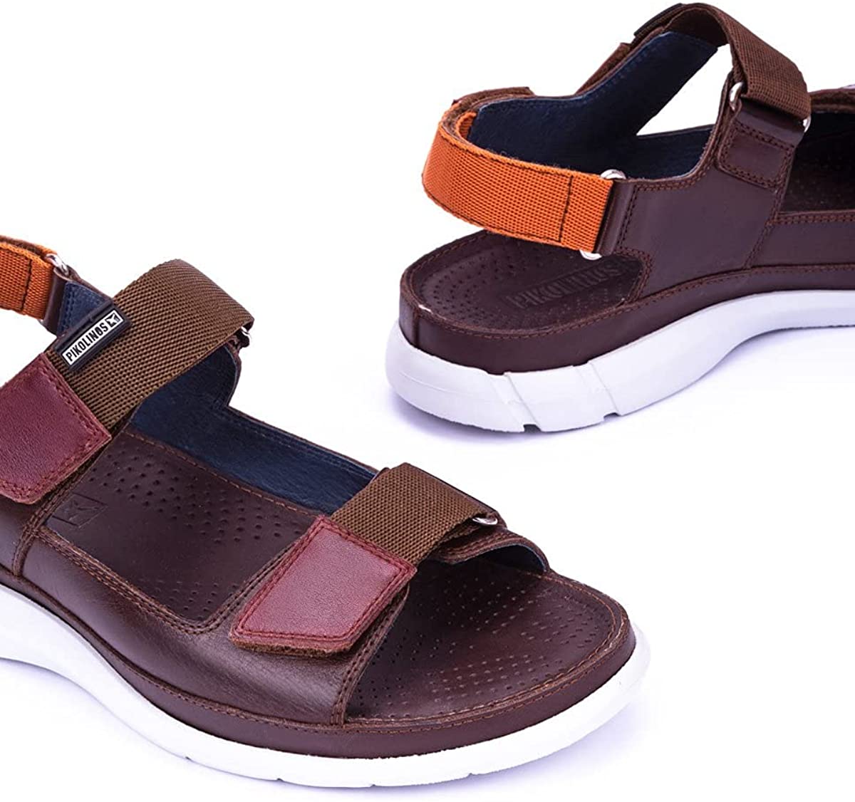 'Oropesa' men's sandal - darm brown - Chaplinshoes'Oropesa' men's sandal - darm brownPikolinos