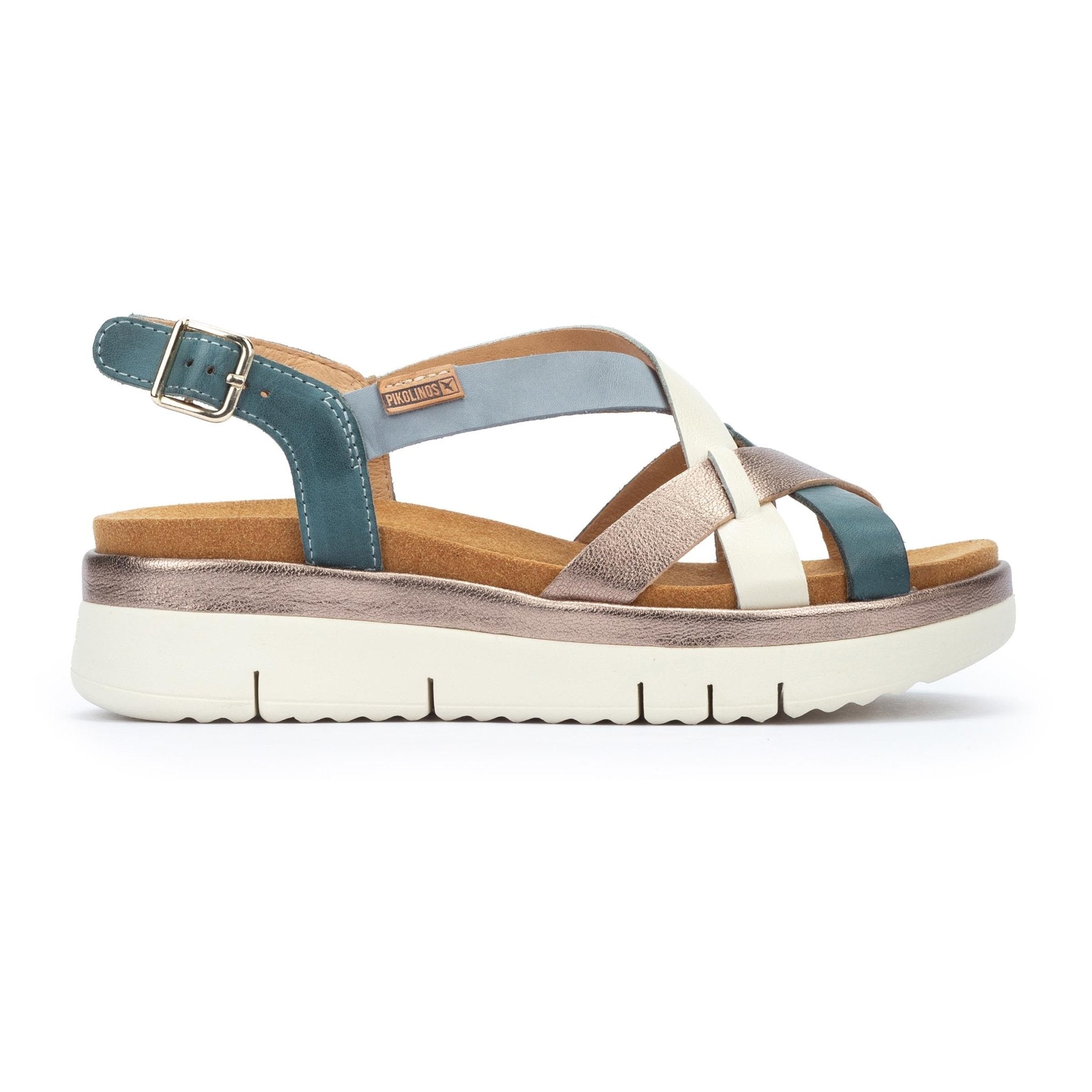 'Palma' women's sandal - blue mix - Chaplinshoes'Palma' women's sandal - blue mixPikolinos