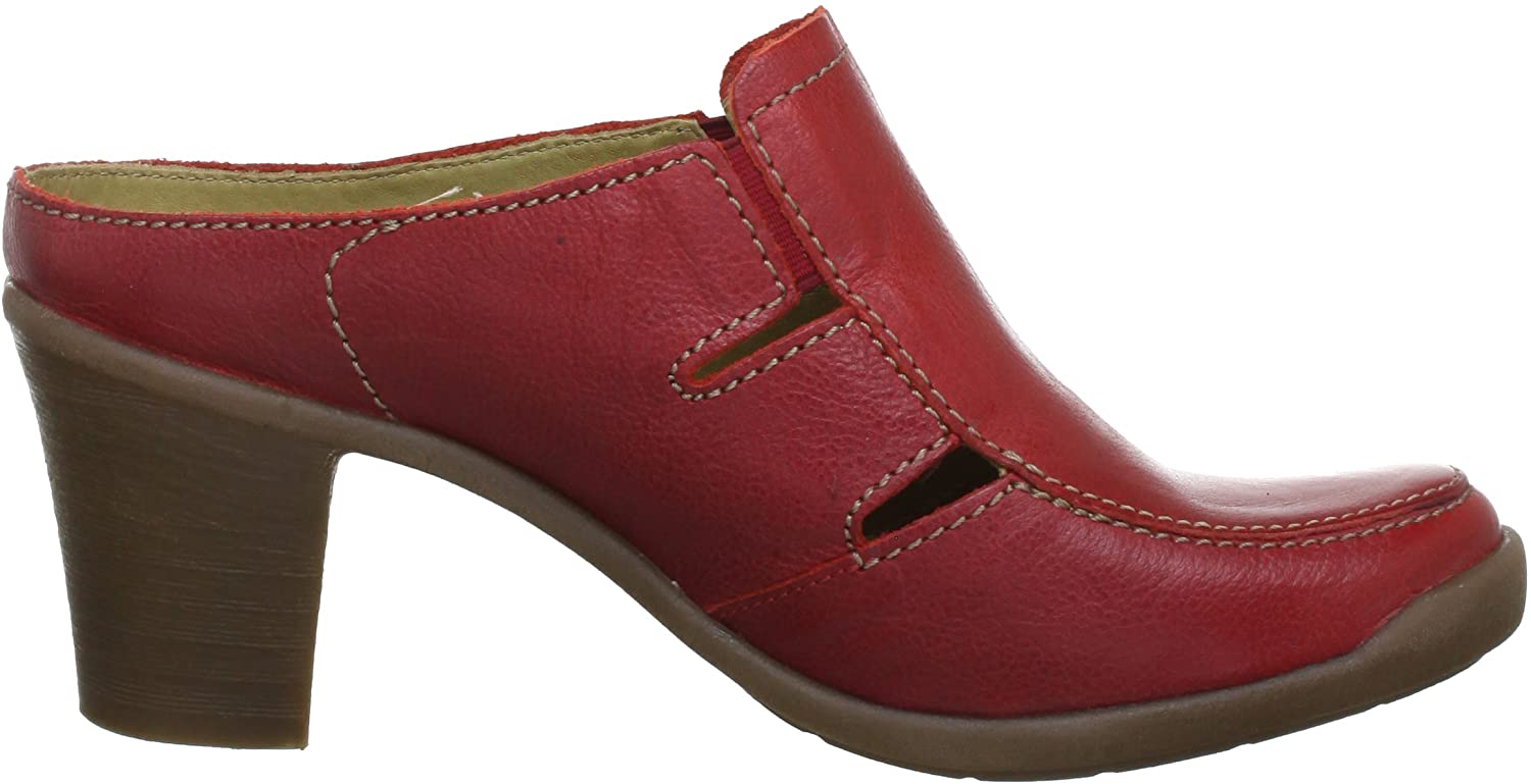 Dames 'Parma' slipper sandaal - rood - ChaplinshoesDames 'Parma' slipper sandaal - roodCamel Active